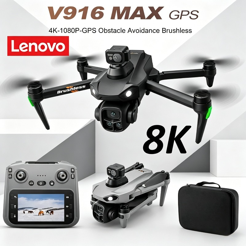 Drone Thermal Imaging - Lenovo V916MAX プロフェッショナル 8K ドローン HD