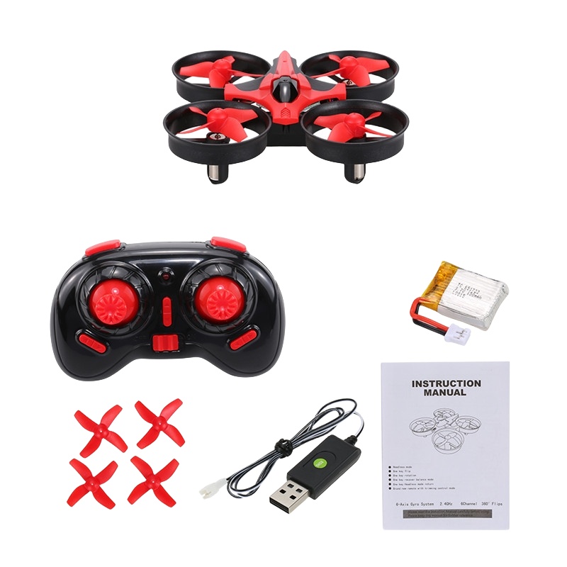 ミニ 2.4 グラム 4CH 4 軸ジャイロ NH-010  - Eachine Drone E010 のレビューと価格