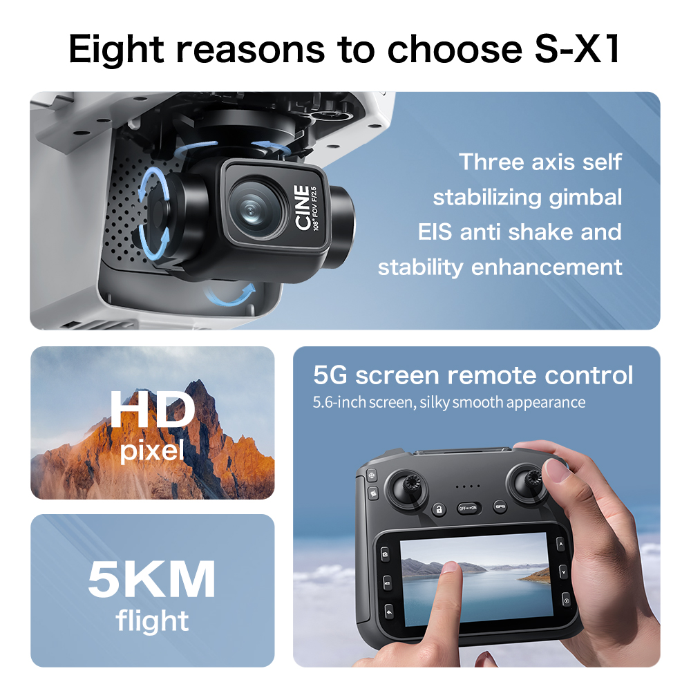 トップディール S-X1 MAX GPSドローン 3軸ジンバ - Drone Thermal Imaging のレビューと価格